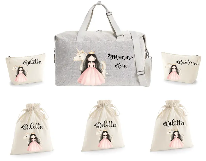 Borsone Parto Neonato – Set Completo Personalizzato Principessa Mora