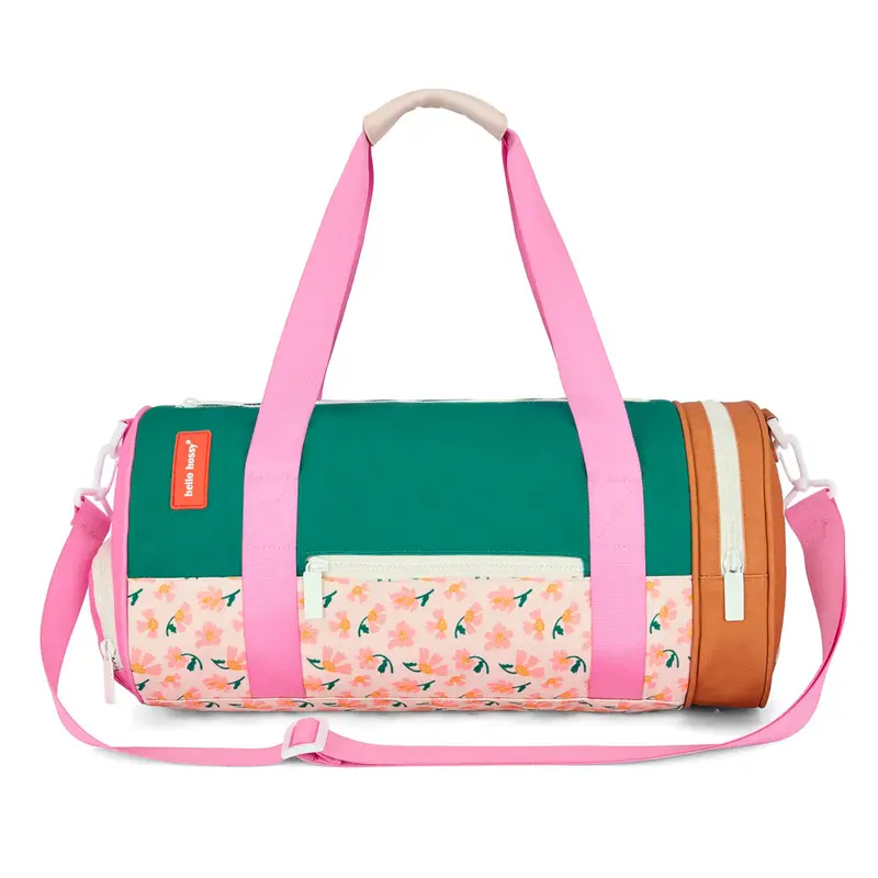 Borsone Sport Bambina Hello Hossy Springtime – Borsa Weekend Multicolor con Tracolla