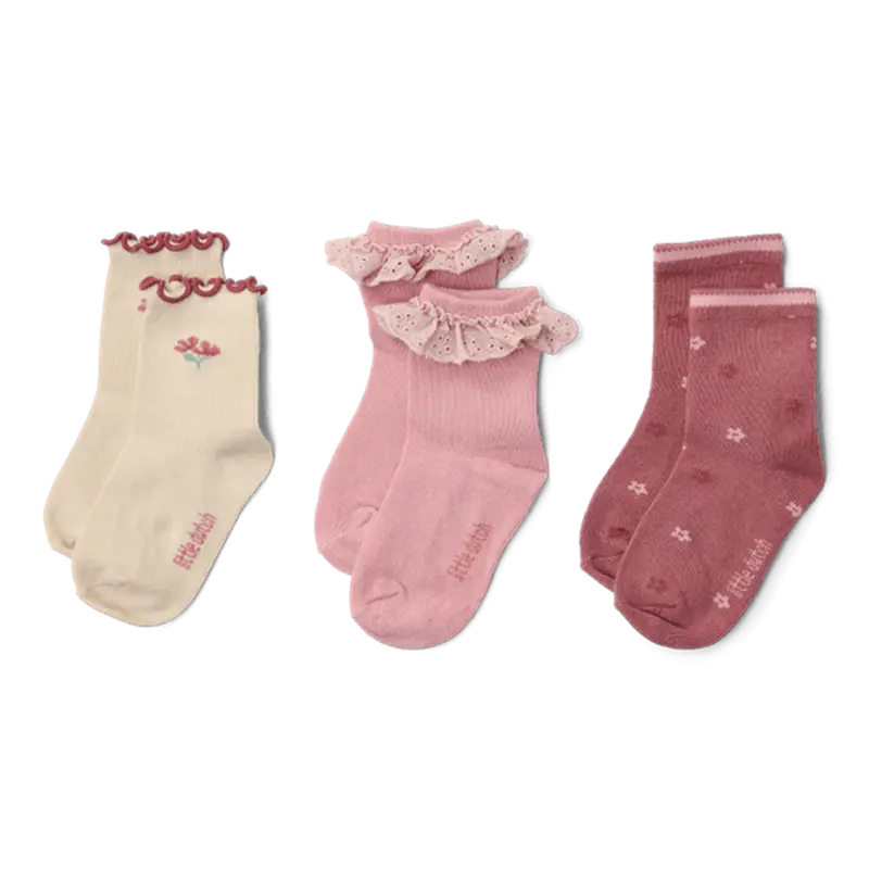 Calzini Little Dutch confezione da 3 multicolore