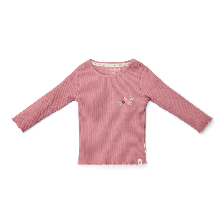 Camicia bambina manica lunga Rouge