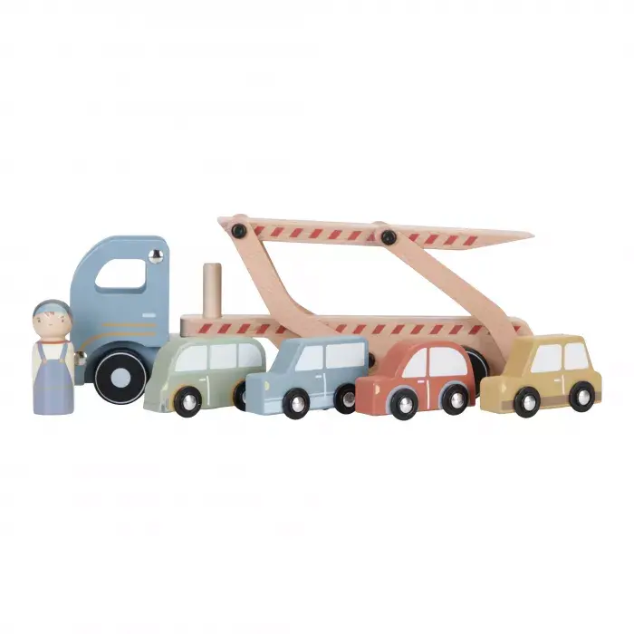 Camion Bisarca Little Dutch con Macchinine – Gioco in legno