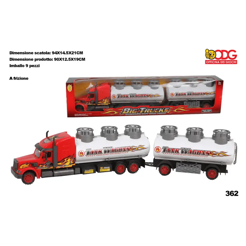 Camion Cisterna Frizione ODG 90 Cm ODG362