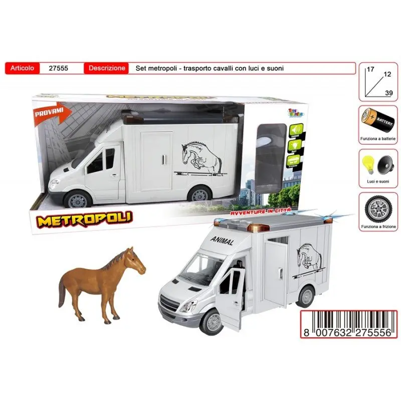 Camper Portacavalli Toys Garden 27555 17x39 cm