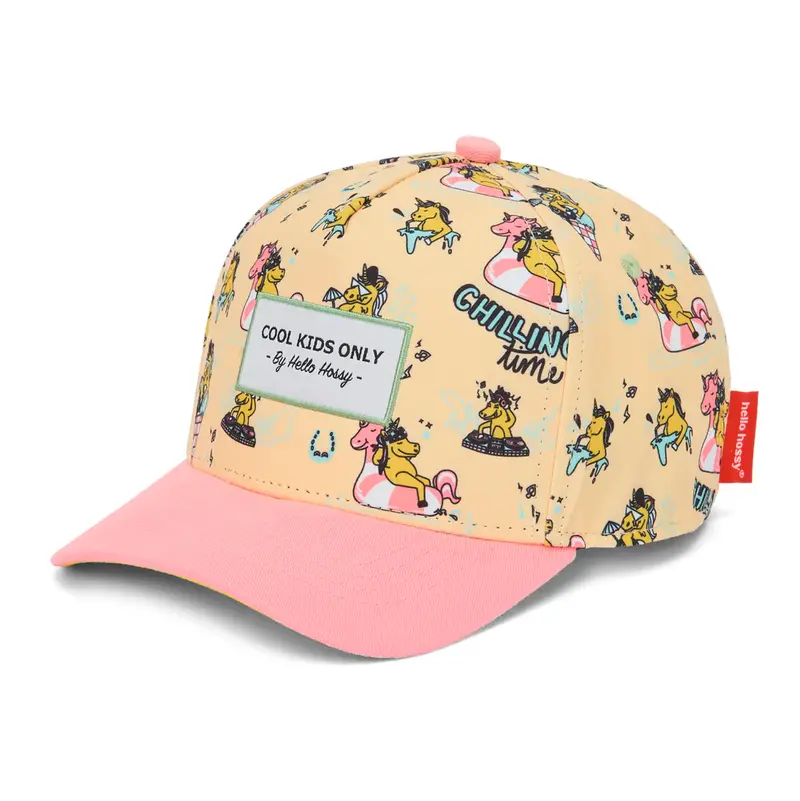 Cappellino Bambina Hello Hossy Unicorn – Visiera Curva Regolabile Eco-Friendly