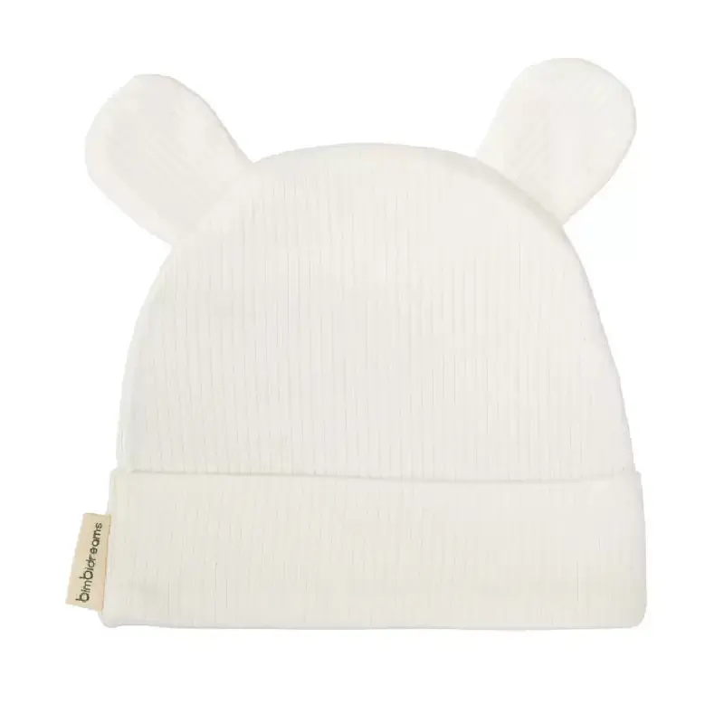 Cappellino Neonato in Bambù e Cotone Organico