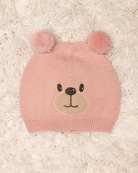 Cappellino per neonati teddy in pura lana merino - Maglificio di Verona
