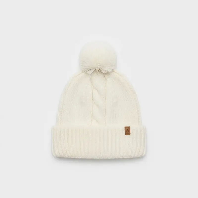 Cappello in Lana Bianco Perla Wedoble