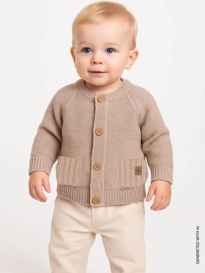 Cardigan bimbo - Cammello 33