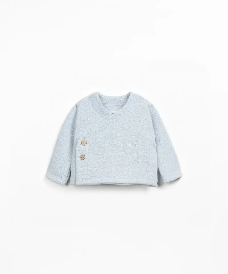 Cardigan in maglia - 90% Cotone rigenerato