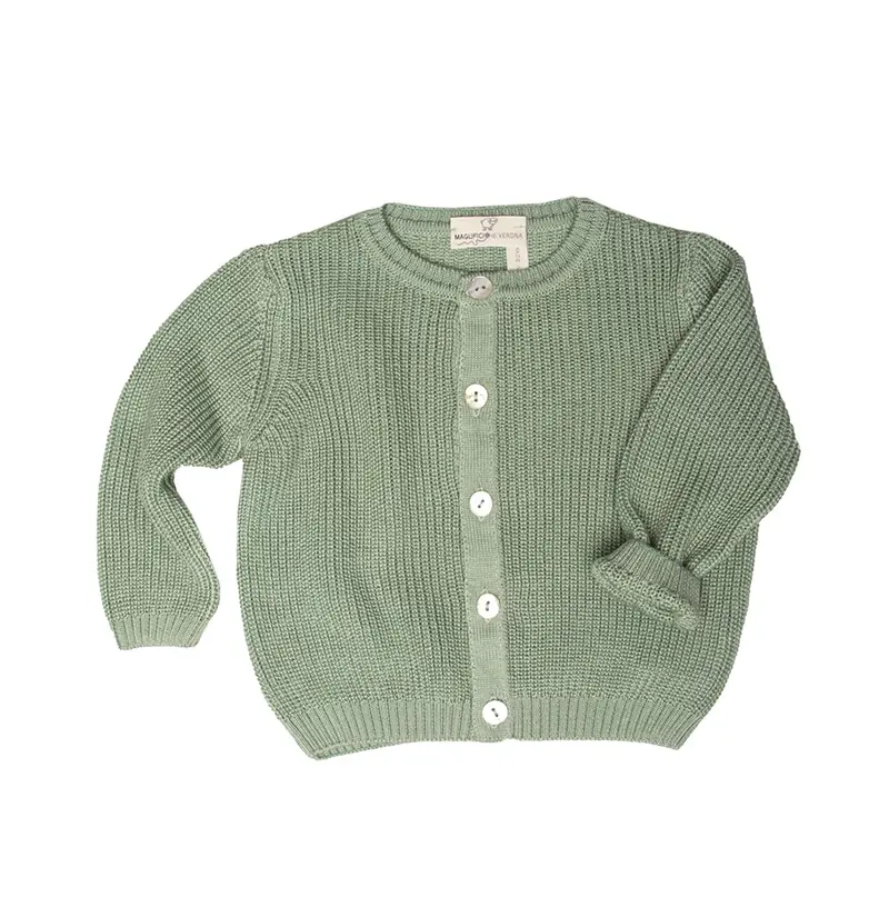 Cardigan maglia inglese