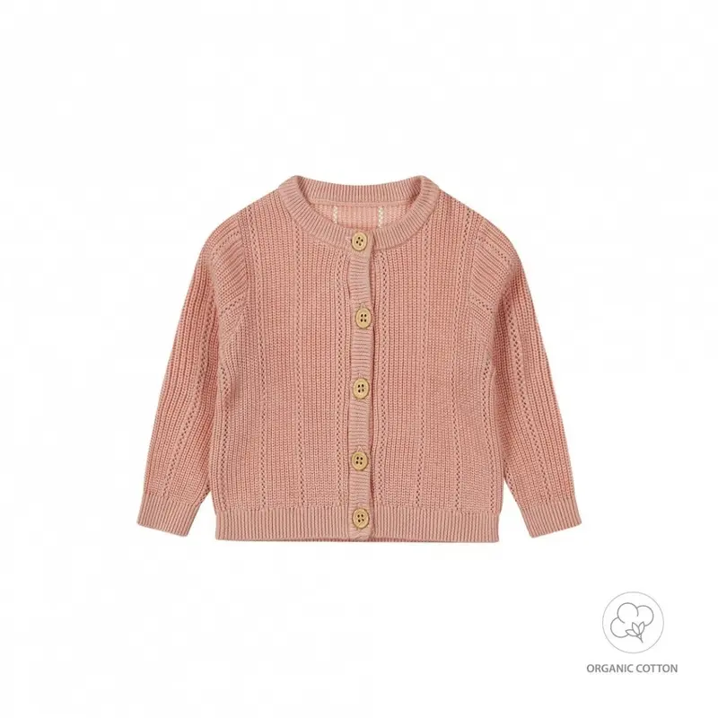 Cardigan Neonata In Cotone Biologico WN1229 DIRKJE NOOS