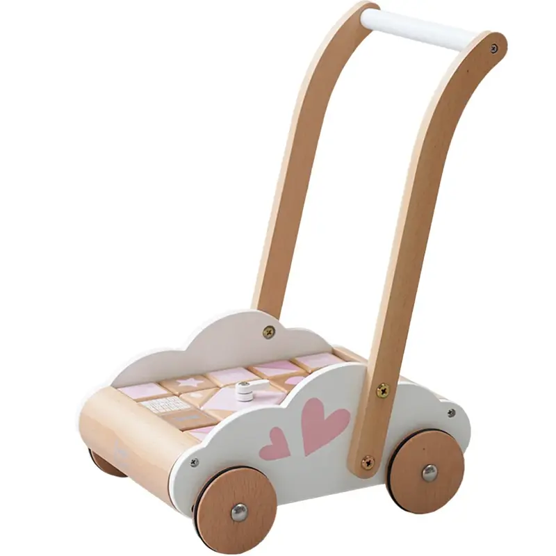 Carretto Primi Passi Educational Baby Walker Rosa