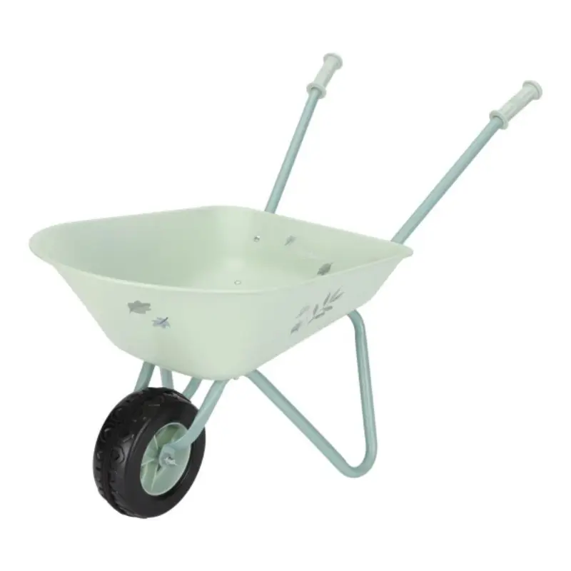 Carriola da giardino - Realizzata in metallo con manici e ruote in plastica