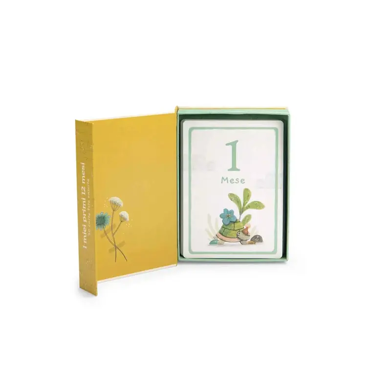 Carte I miei primi 12 mesi - Trois petits lapins