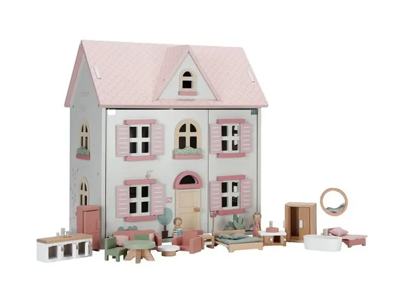 Casa delle bambole in legno