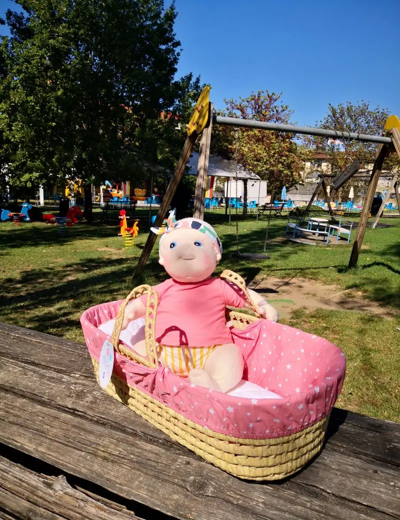Cesta Vimini Porta Enfant