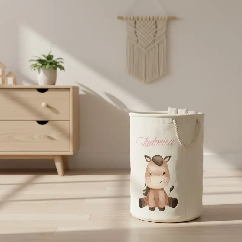 Ceste Portagiochi Morbide Personalizzabili Baby Horse