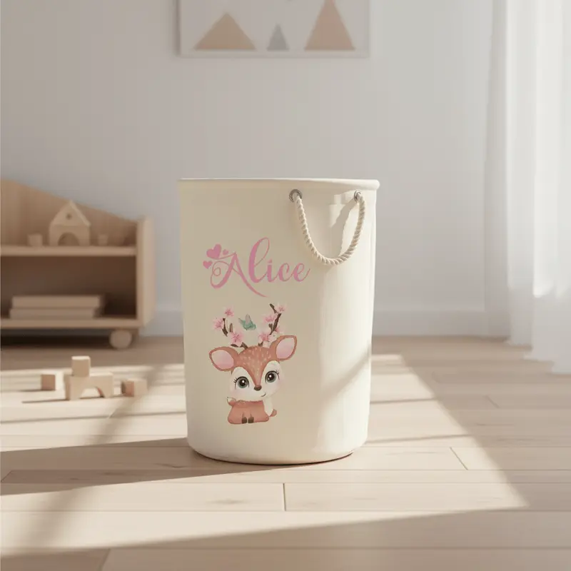 Ceste Portagiochi Morbide Personalizzabili Cerbiatto