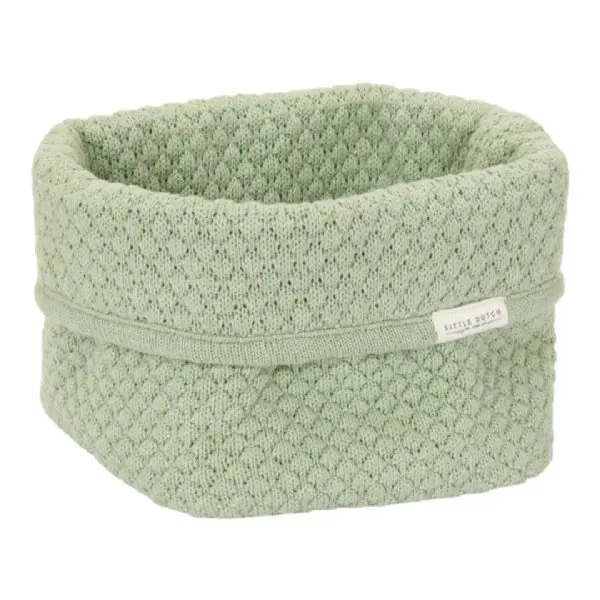 Cestino portatutto piccolo in Tricot - 15x15x15 cm
