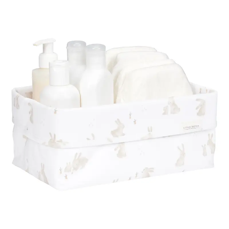 Cesto portaoggetti grande - Bianco - Newborn Naturals - Baby Bunny