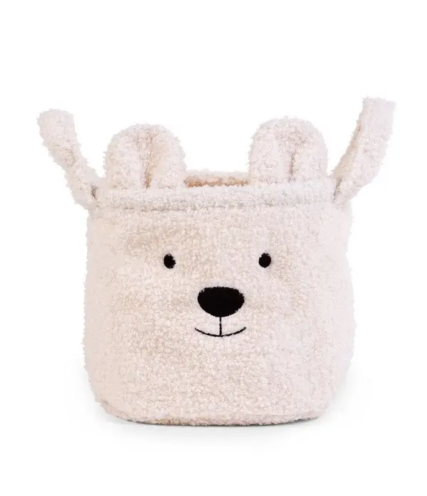Cesto Portaoggetti Teddy White - Bello e morbido!