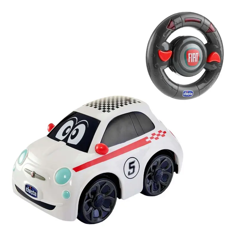 Chicco Auto Sportiva Fiat 500 RC Telecomandato Volante 07275