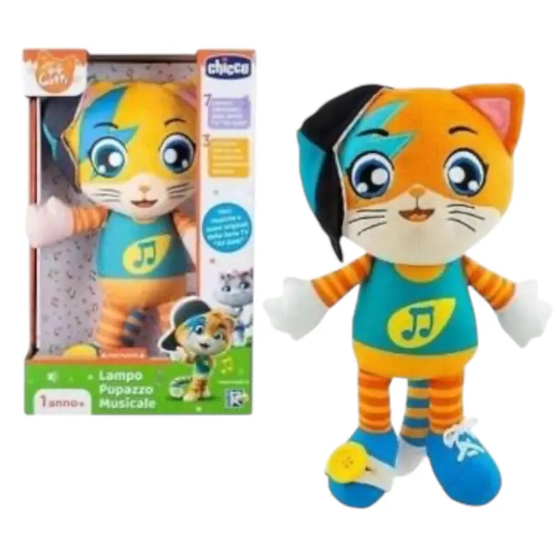Chicco Gioco Pupazzo Lampo, 44 Gatti, 1 Anno +