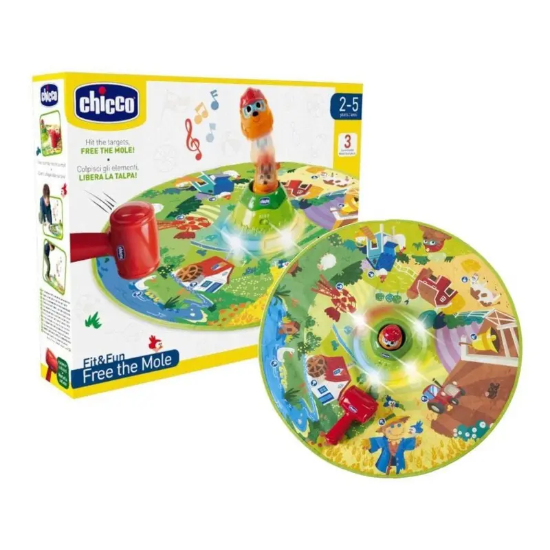 Chicco Libera la Talpa Tappeto Gioco Elettronico