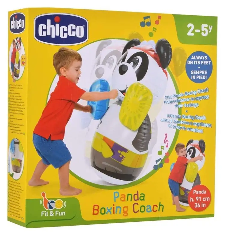 Chicco Panda Boxing Coach Sacco da Boxe Gonfiabile Elettronico
