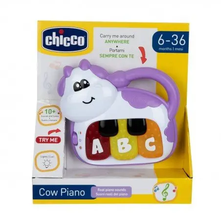 Chicco Piano Mucca Baby Senses Bilingue 11159