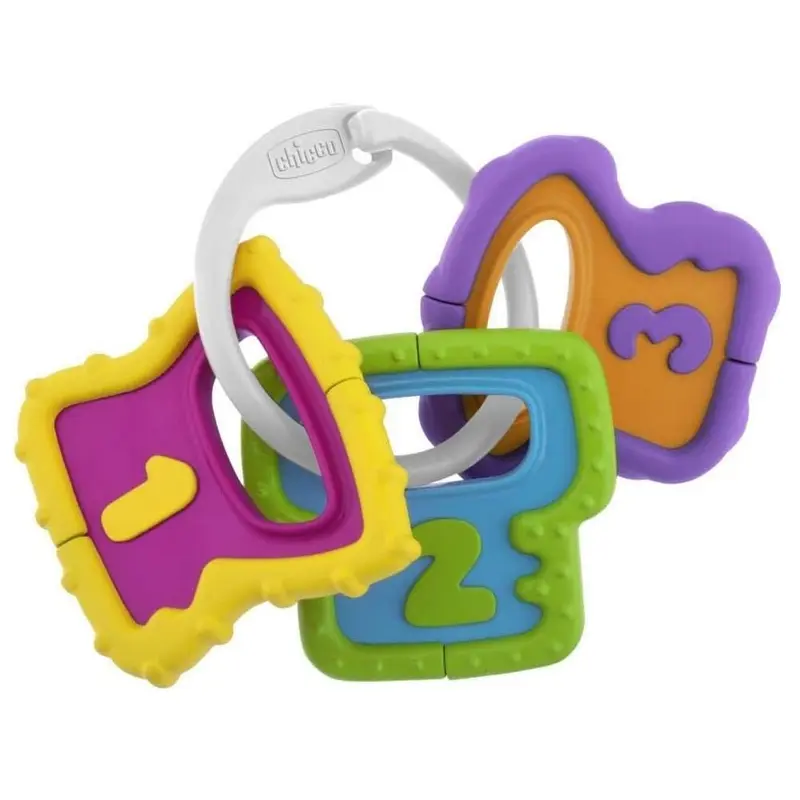 Chicco Trillino Chiavi Afferrafacile Mazzo di Chiavi Stimolazione Gengive 05953