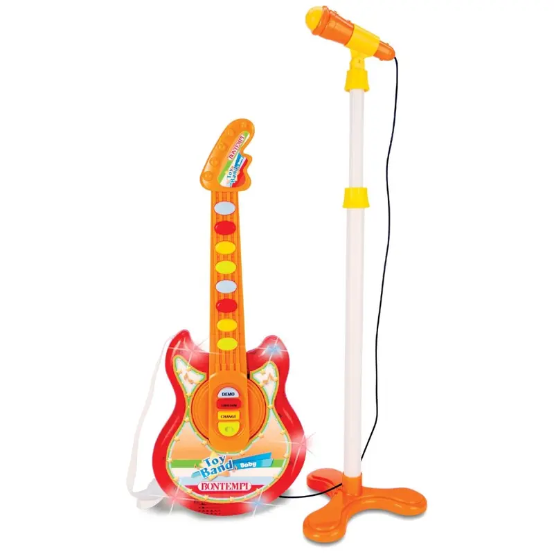 Chitarra Baby Rock Bontempi 24 5025 Con Microfono Da Palcoscenico