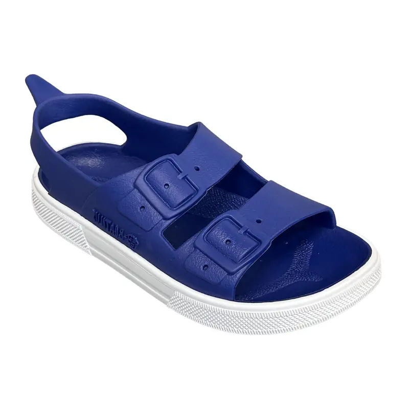 Ciabatte da spiaggia in gomma Irky Veg -  Cobalt/White