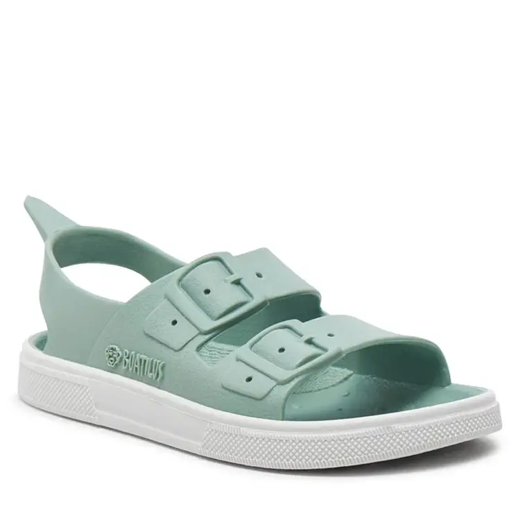 Ciabatte da spiaggia in gomma Irky Veg - Pastel Green/White