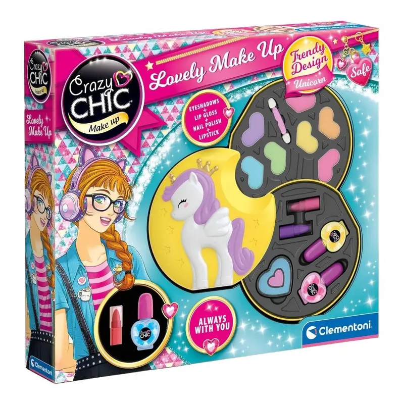 Clementoni Crazy Chic Lovely Unicorno Trousse Cofanetto 18643