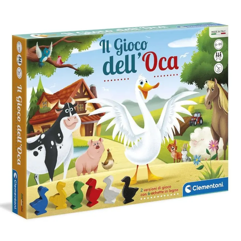 Clementoni Dell'Oca Gioco Da Tavolo Colore Multicolore 12927