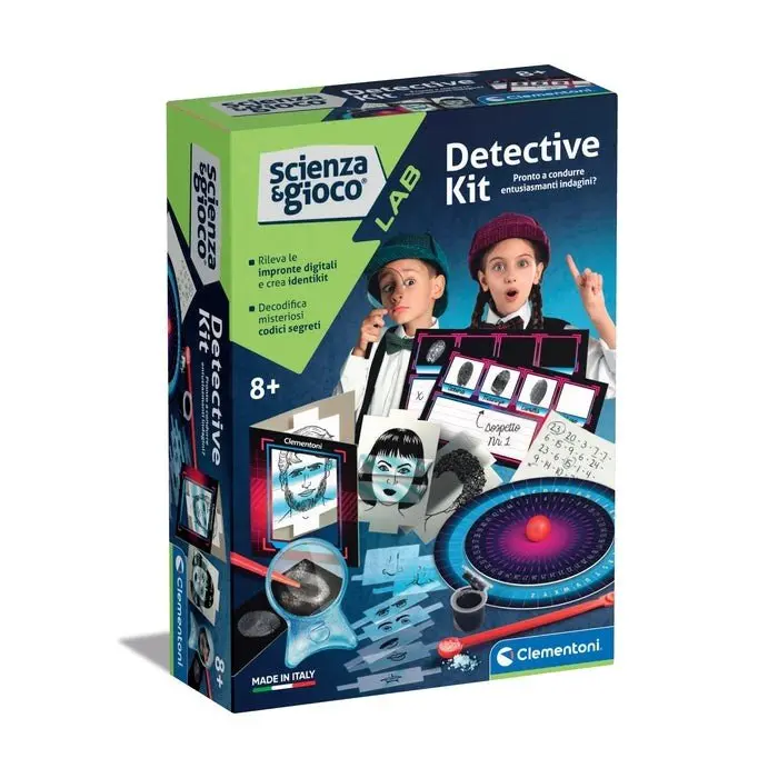 Clementoni Detective Kit Scienza e Gioco Lab Gioco da Investigatore Kit