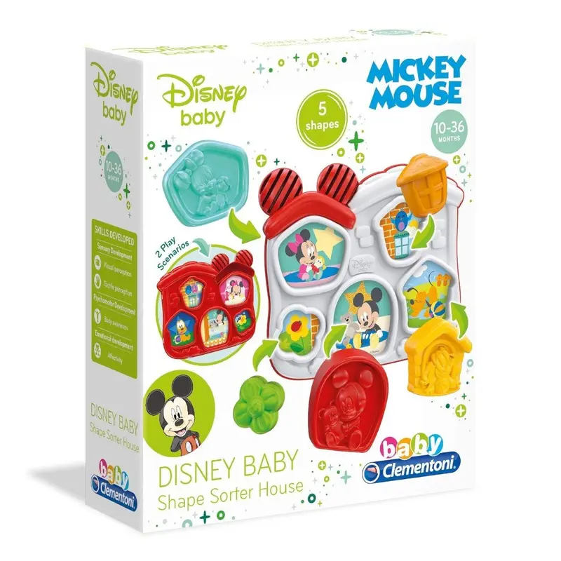 Clementoni Disney Baby Casetta Forme 17266