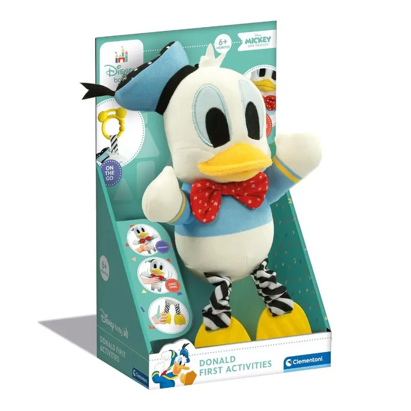 Clementoni Disney Baby Donald First Activities Paperino Peluche 17921