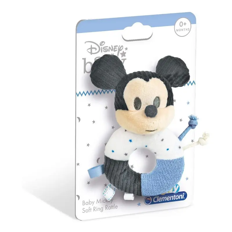 Clementoni Disney Baby Mickey Morbido Anello Sonaglino 17339
