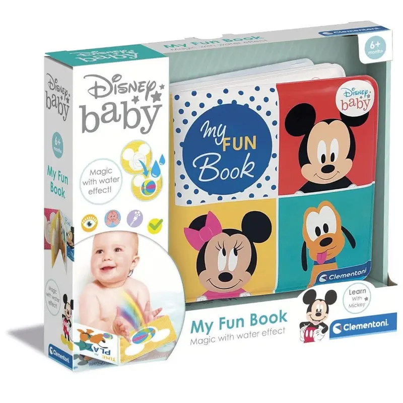 Clementoni Disney Baby My Fun Book-Libro Neonati 17720
