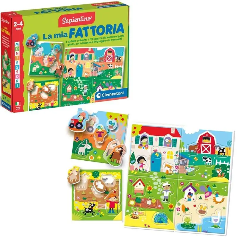 Clementoni Montessori Baby La Mia Fattoria 16856
