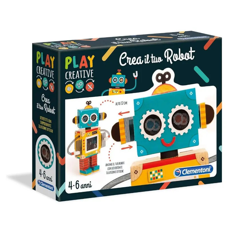 Clementoni Play Creative Crea Il Tuo Robot Gioco 15262