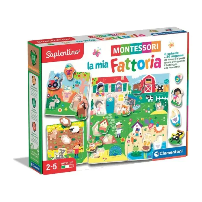 Clementoni Sapientino Flashcards Montessori 16787