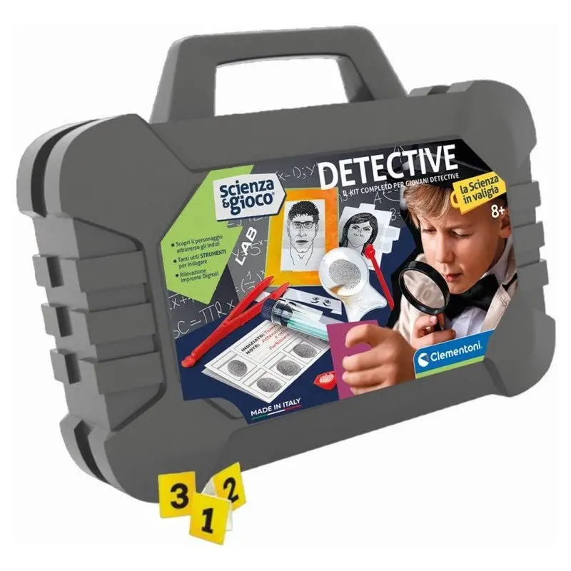 Clementoni Scienza e Gioco Lab Valigetta del Detective Kit da Investigatore