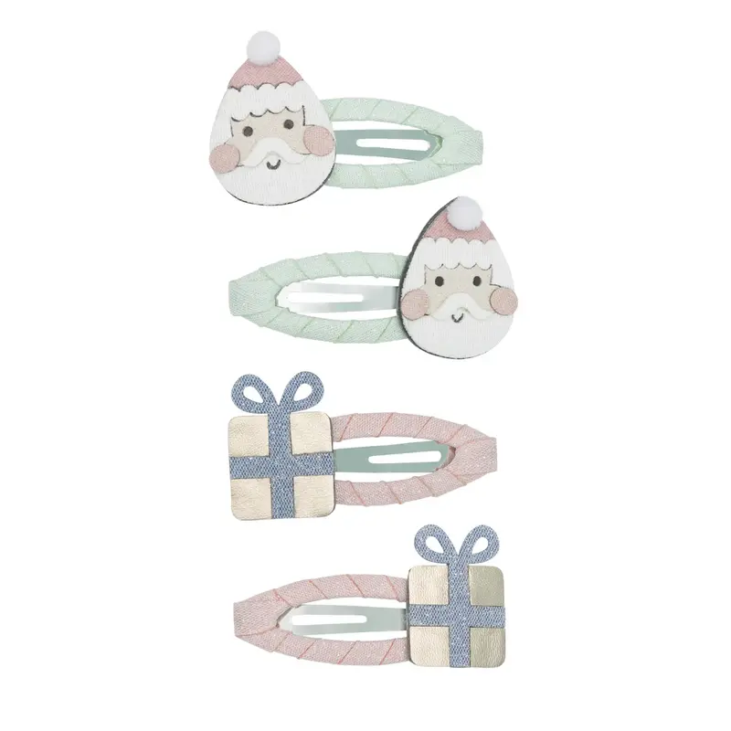 Clip a coccodrillo Natalizie Babbo Natale  e Pacco Regalo