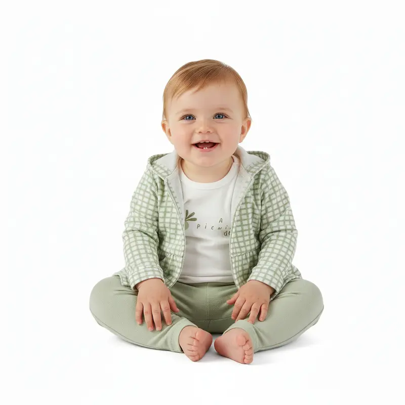 Completo in cotone per bambini 3Pz