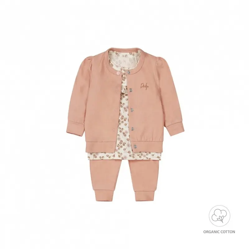Completo Neonata 3 Pezzi In Cotone Biologico WN1210 DIRKJE NOOS
