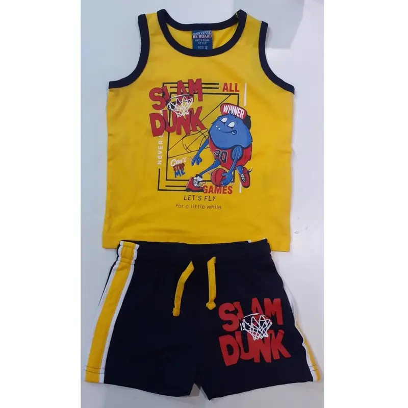 Completo Summer Neonato Giallo/Blu 32C6548 BE BOARD