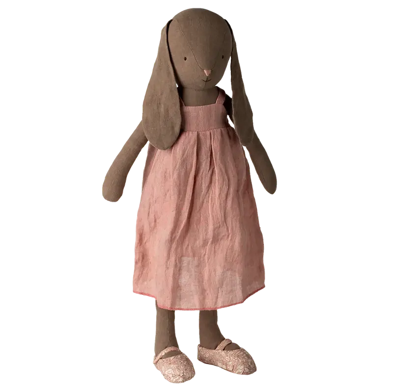 Coniglietta  Maileg Taglia 4 Marrone con Vestito e Scarpe – Bunny Size 4